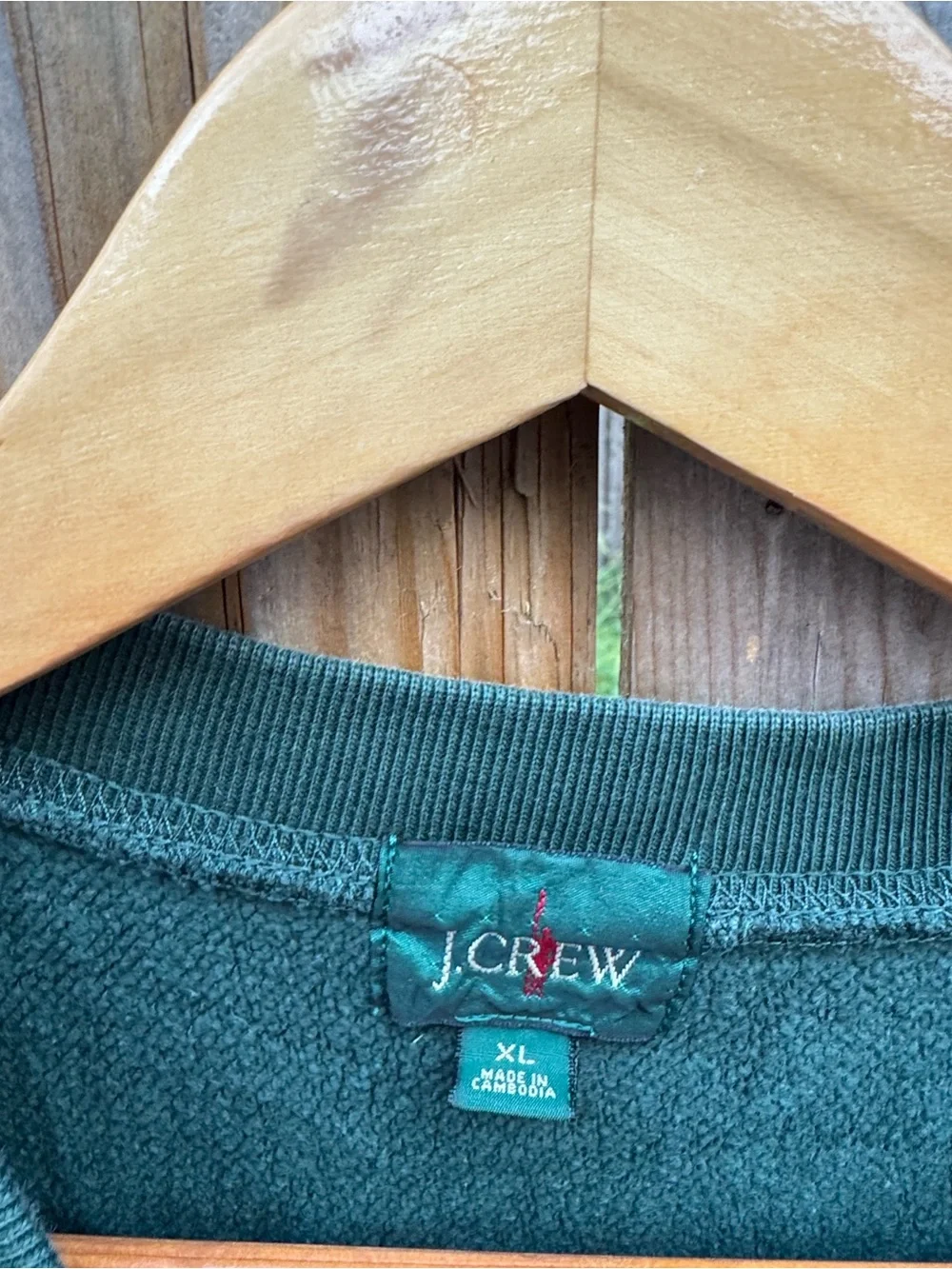 J. Crew  Crewneck Sweatshirt with Embroidered Oarsman
